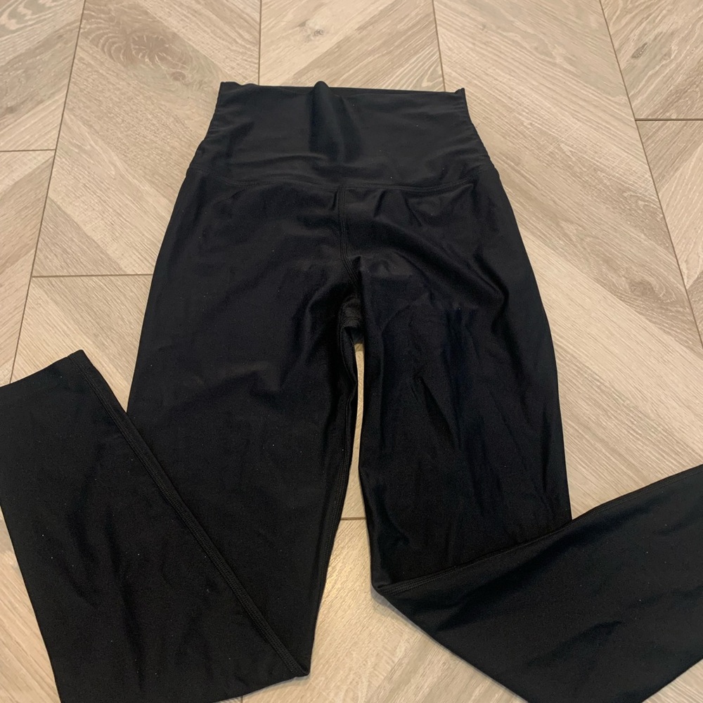 Beach Riot Black Shiny Glitter Legging small